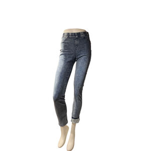nwt jeggings size 6 true slim blue acid wash back pockets